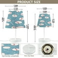 thumbnail image 3 of BZSMCE Table Lamp Creative Baseball Blitz Pattern Simple Pattern Night Light, 3 of 8