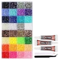 thumbnail image 3 of Mixed Color AB Resin Flatback Rhinestones Rhinestones For DIY Crafts Nails Clothes & Phone Decor（10ml）, 3 of 7