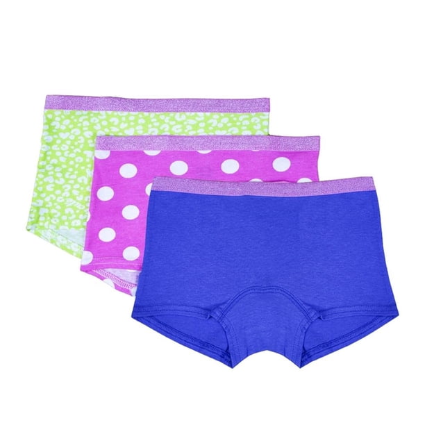 Boyshorts Fruit of the Loom para Niña Algodón Stretch Multicolor 3 Piezas Talla 10