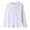 White, variant on AXXD Black Basic Sexy Shirts for Women Summer 2024 Long Sleeved Round Neck Loose Bottomed Classic Solid Color T-shirt Long Sleeved Round Neck Tops/Shirt