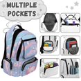 thumbnail image 3 of KUIFORTI Axolotl Cute Backpack Set 4Pcs for Girls Boys, Cute School Bag with Lunch Box Pencil Pouch Water Bottle Sleeve for Elementary Middle School, 3 of 6