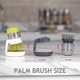 thumbnail image 2 of Set of 2 Kitchen Brushes with Integrated Dishwashing Liquid Dispenser - with Holder for Pot, Pan, Sink, 2 of 4