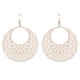 thumbnail image 1 of Qarigey 1 par de pendientes de cobre para mujer, portátiles, redondos, ahuecados, elegantes, revestidos a la moda, joyería para regalo de cumpleaños Ropa, zapatos y accesorios Miscelánea Oro Qarigey AP015713-09, 1 of 6