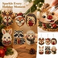 thumbnail image 3 of 2026 New Christmas Diamond Painting Suncatcher Kit, 6Pc Acrylic DIY Diamond and Pearl Art Painting, Mini Crystal Art Hanging Ornament Kit, Xmas Decorations for Home Wall Tree and Gift, 3 of 4