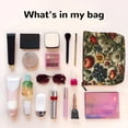 thumbnail image 3 of Makeup Bag Small Cosmetic Bags for Women Travel Toiletry Bag Zipper Pouch Purse Organizer Pouches, Italian Theme Pattern Cool, 3 of 7