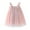 Pinks, variant on Huvoen Birthday Dress for Girls Toddler Kids Baby Girls Cute Summer Mesh Sequin Star Suspenders Dress Skirt Pinks 4-5Years