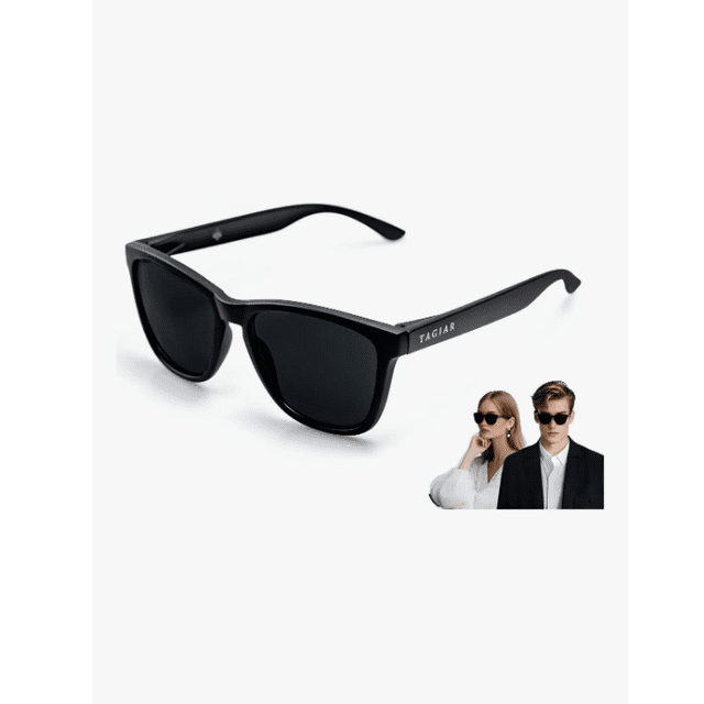 Lentes De Sol Polarizados Hombre Y Mujer color negro
