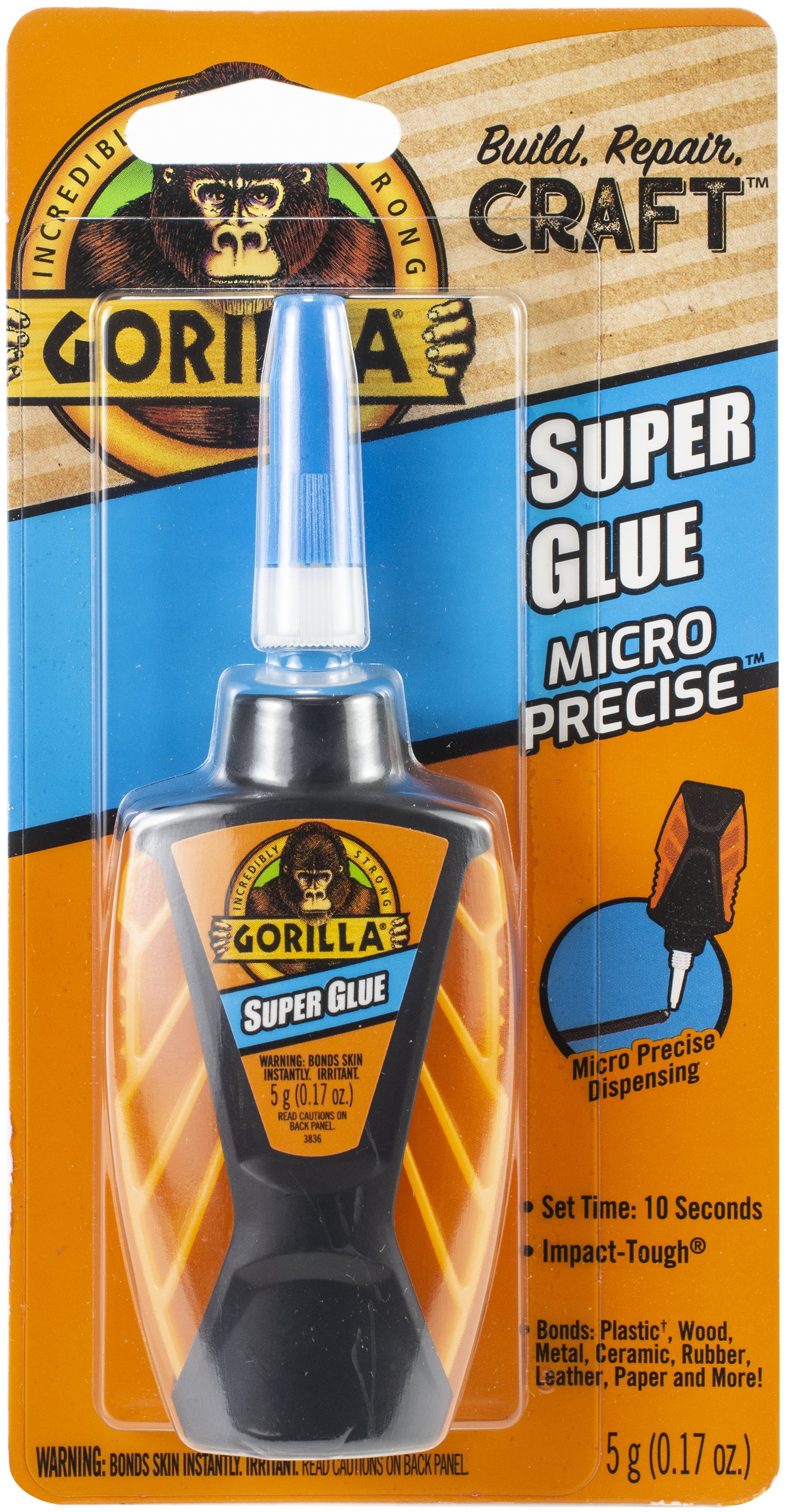 Gorilla Micro Precise Super Glue5.5G Walmart Canada