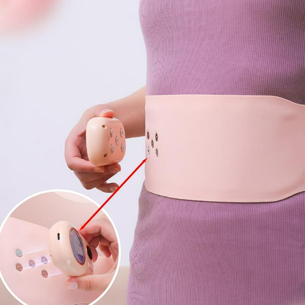 Cinturón Térmico para Menstruación en Mujeres | Calentador de Cintura Ajustable para Alivio de Cólicos y Dolor de Espalda | Compresa Térmica Portátil de Grafeno con Infrarrojo | 3 Ajustes de