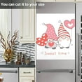 thumbnail image 6 of Cute Valentine's Day Gnome Elf Dishwasher Magnet Cover Front Door Decorative Refrigerator Covers Magnetic Sheet Sticker Wash Machine Fridge Panel Decal for Kitchen Appliance 23x26 in, 6 of 6