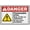 Warning Sign 3, variant on No Trespassing Keep Gate Locked at All Times Sign 8"x12" Aluminum Tin Warning, For Home Outdoor Garden, Gate Lock Trespassing Ban Marker