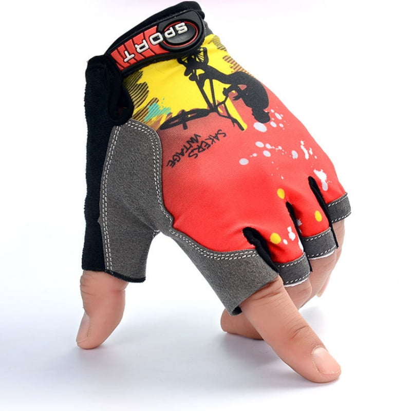 Details about   Half Finger Cycling Gloves Anti-Slip Motorcycle Bike Gloves Unisex Bicycle Glove 