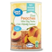 Great Value Peach Slices W/splenda