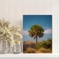 thumbnail image 2 of Tropical Palm Tree Coastal Landscape Canvas Print Wall Art for Living Room Bedroom Beach, 2 of 8