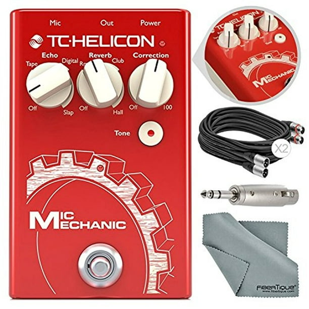 TCHelicon Mic Mechanic 2 Vocal Toolbox Effects Pedal and Basic Bundle