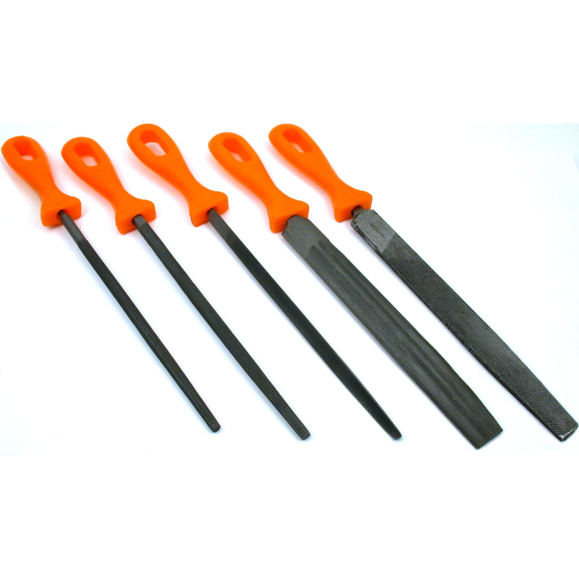 5 Large Files Metalsmith Filing Metal Hand Tools 6"