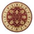 thumbnail image 1 of Safavieh Heritage 4' Square Hand Tufted Wool Rug in Red and Ivory, 1 of 10