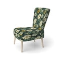 thumbnail image 3 of Designart "Monstera Elegance Tropical Pattern III" Upholstered Tropical Accent Chair and Tropical Arm Chair - Multiple Color & Pattern, 3 of 7
