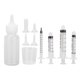 thumbnail image 1 of Pet Nursing Bottle Kits Professional Replacement Nipple Flow Rate Control Kitten Feeding Bottles for Kittens Puppies White, 1 of 4