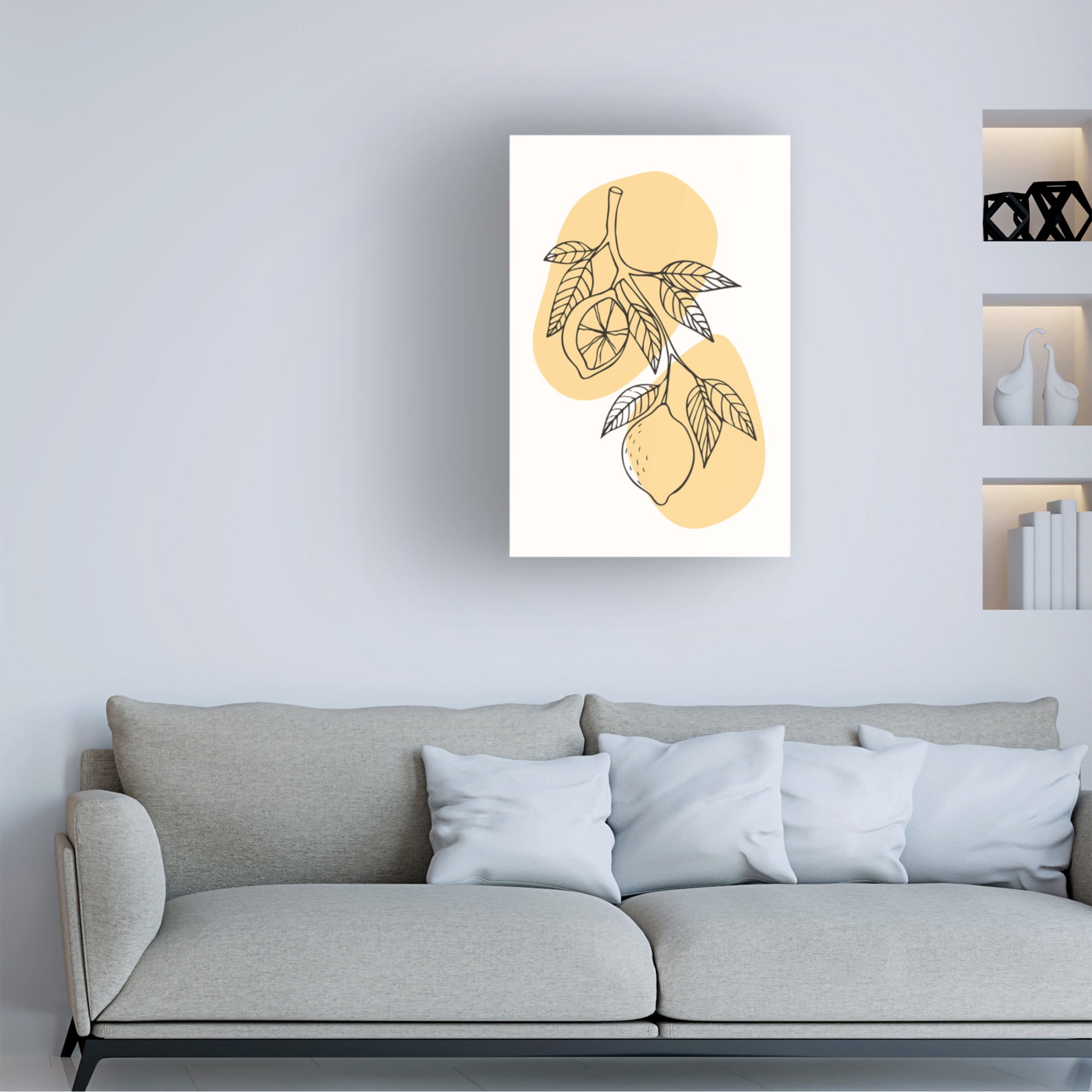 Trademark Fine Art jay stanley Boho Fruits 2 Canvas Wall Art