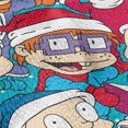 thumbnail image 4 of Nickelodeon 90'S Blanket, 50'x60' Rugrats Group Christmas Woven Tapestry Cotton Blend Fringed Throw Blanket, 4 of 6