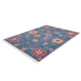 thumbnail image 2 of Lomza Blue Medallion Polyester Area Rugs for Living Room Washable Rugs Boho Moroccan Area Rug Soft Geometric Bohemian Carpet Distressed Indoor Rug for Bedroom Dining Room Office Nonslip Rug, 2 of 9