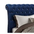 thumbnail image 2 of Kendall Queen Size Tufted Upholstery Bed made with Wood in Blue Color, 2 of 6