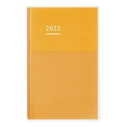 Kokuyo Jibun Notebook DAYs Notebook 2023 A5 Slim Monthly Yellow Ni-JD1Y-23 Starting January 2023