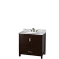 thumbnail image 7 of Wyndham Collection WCS141436SWHCMUNOMED Sheffield 36" Free Standing Single Basin Vanity, 7 of 7