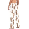 thumbnail image 3 of FORMRS Mens Pajama Pants with Pockets Cotton Sleepwear Lounge Bottoms Sizes S-2XL, Brown Ice Cream Pattern, 3 of 7
