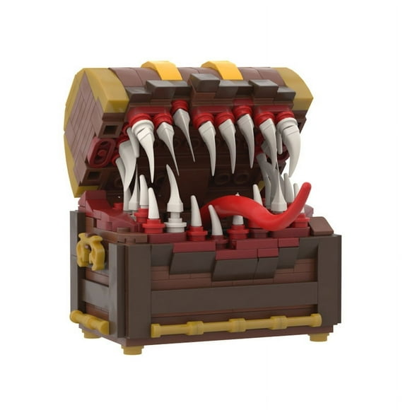 Creative Game Series Treasure Box Monster Building Block Toy Compatible with Lego Bricks(One Bag)