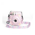 thumbnail image 3 of Zootealy Transparent Crystal Protective Case Set for Fujifilm Instax Mini 12 Polaroid Camera - Cartoon Style with Strap and Sticker Kit, 3 of 6