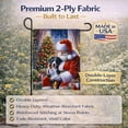 thumbnail image 4 of Greater Swiss Mountain Dog and Santa Claus Garden Flag, 4 of 7