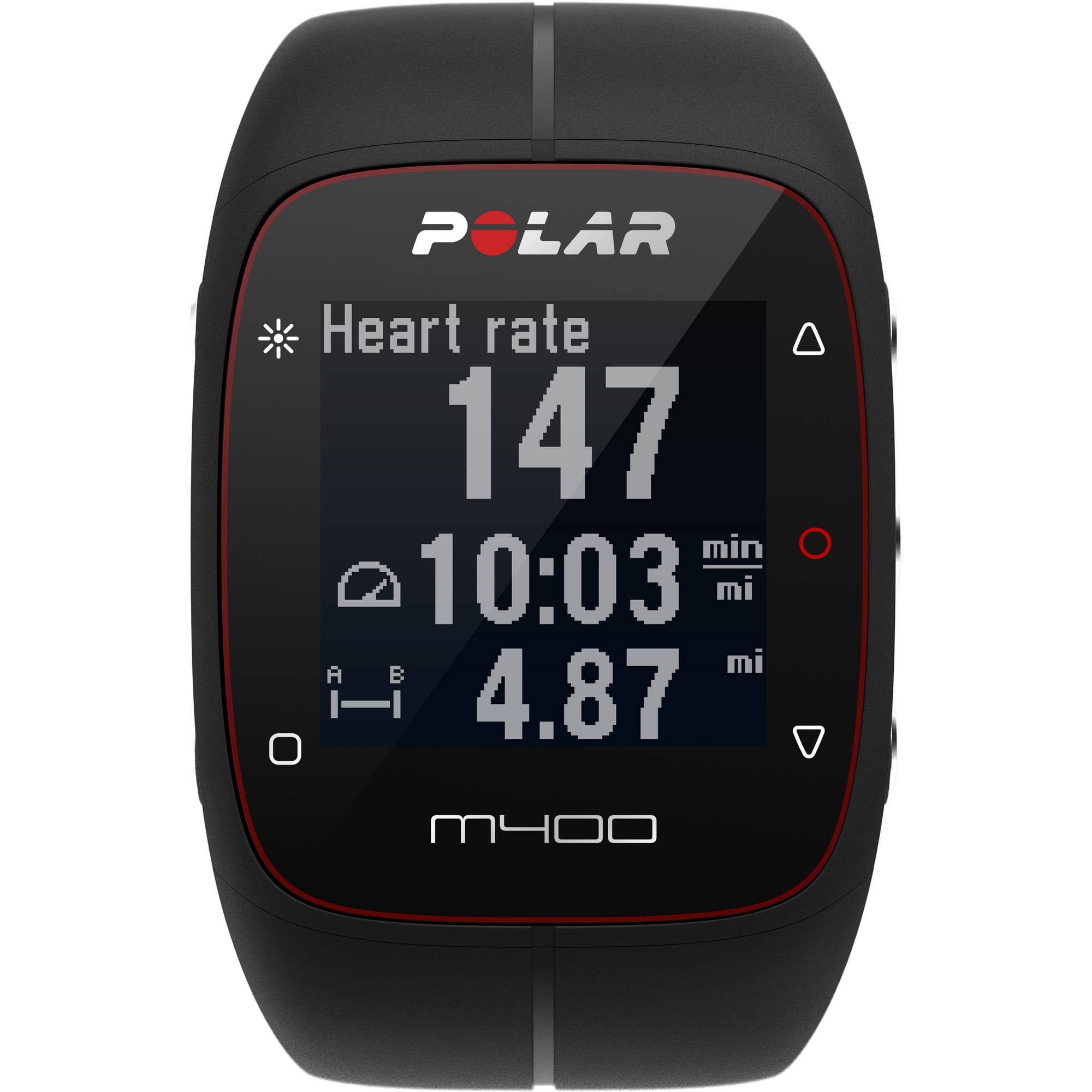 dun Zeebrasem winter Polar M400 GPS Running Watch with Heart Rate - Walmart.com - Walmart.com