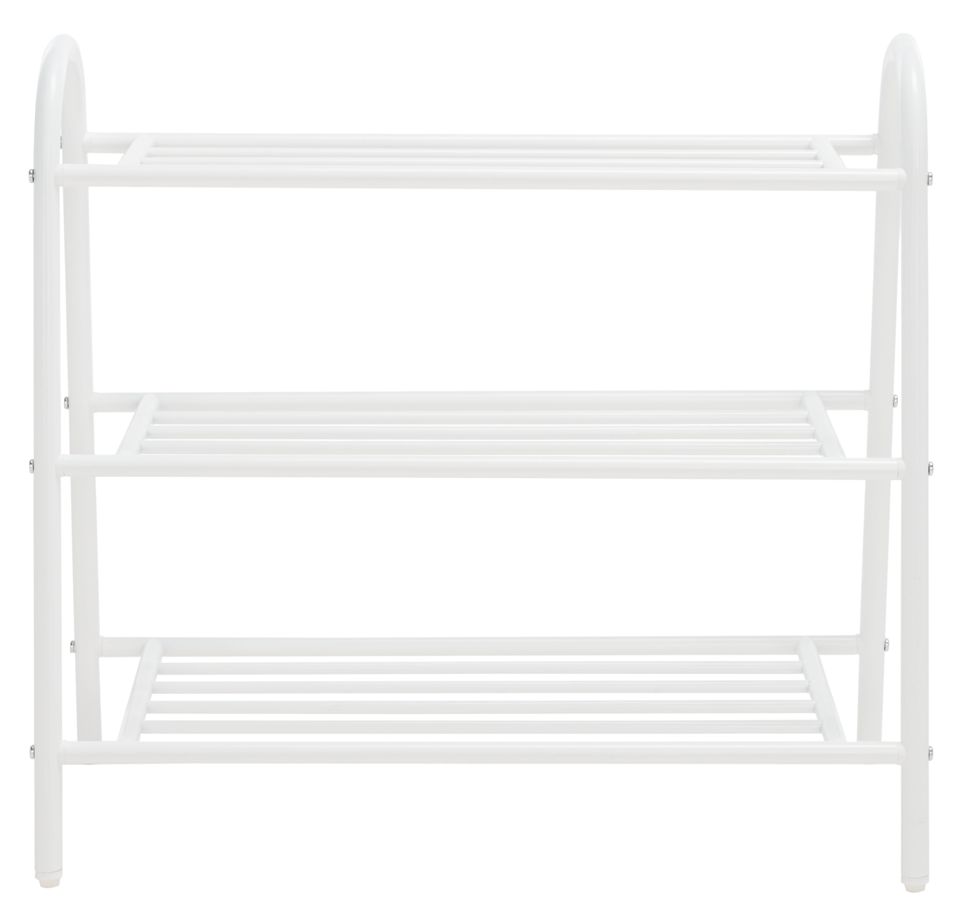 Safavieh Mira 3-Tier Shoe Rack, White