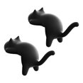 thumbnail image 1 of Ganchos para escritorio con forma de gato, sin taladro, organizadores de escritorio para llaves, bolsos y auriculares., 1 of 8