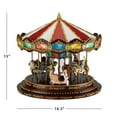 thumbnail image 7 of Mr. Christmas 15 in. Marquee Deluxe Carousel, 7 of 7