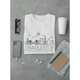 thumbnail image 3 of Charleston Geometric Skyline T-Shirt Men -Image by Shutterstock, Male Large, 3 of 4