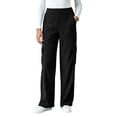 thumbnail image 2 of Corduroy Wide Leg Cargo Sweatpants for Women Elastic Waist Sweatpants Casual Solid Color Pockets Long Pants Workout Lounge Trousers with Pockets, 2 of 7