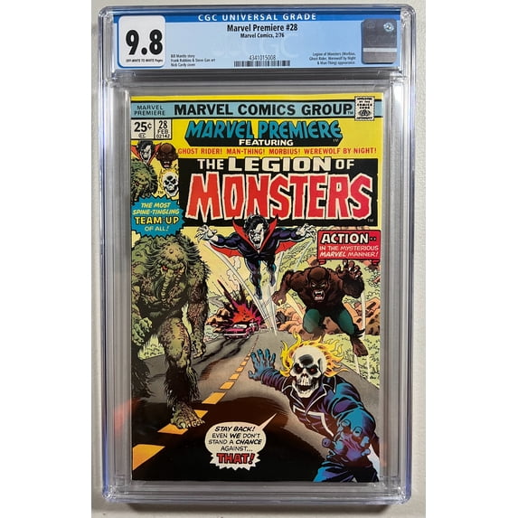 Marvel Premiere #28 - CGC 9.8 Comic Book