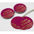 thumbnail image 4 of Inkdotpot Pack Of 50 Happy Diwali Favor Paper Tags Craft Real Gold Foil Hang Tags, 4 of 7