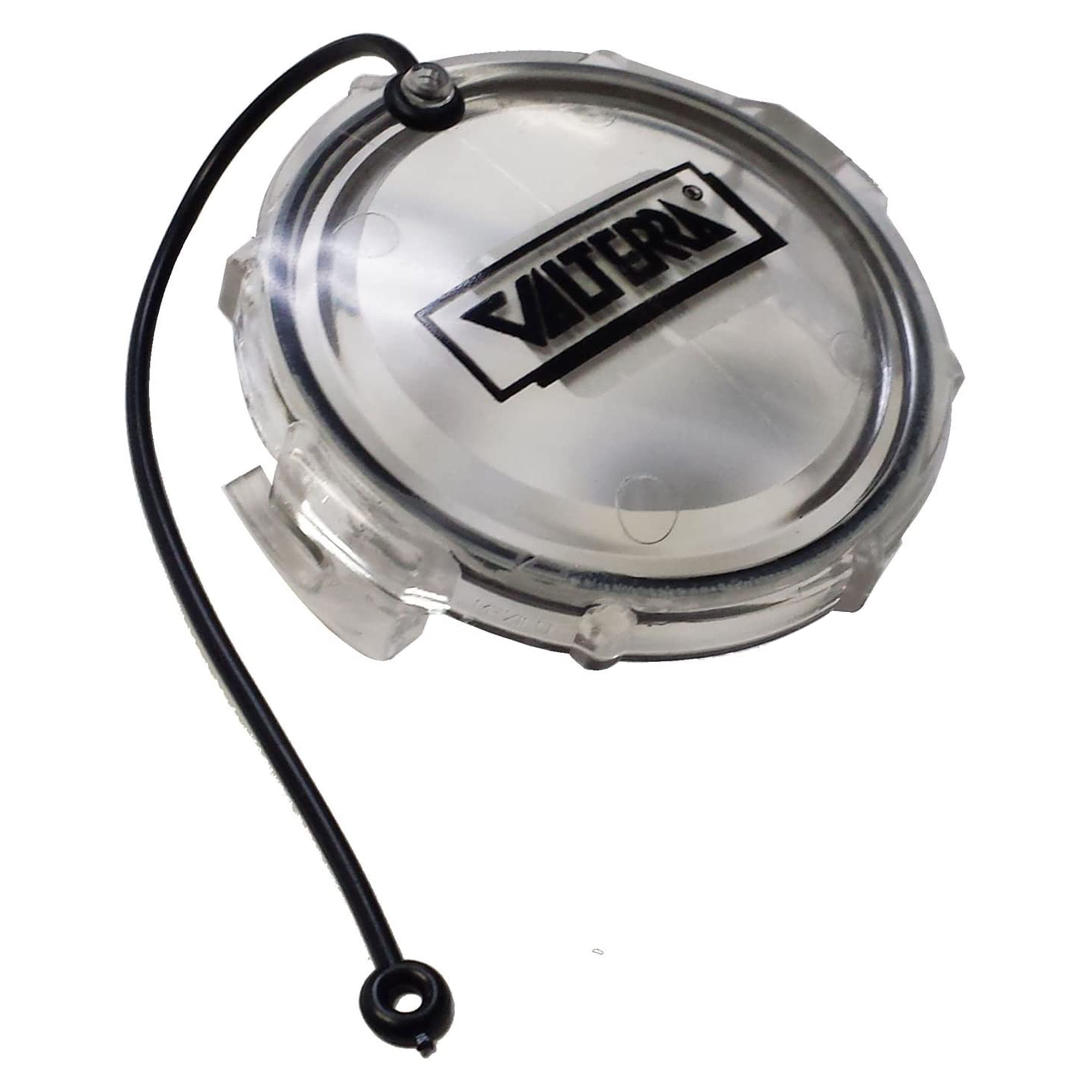 Valterra Clear Waste Valve Sewer Cap Bayonet 3" with strap Travel