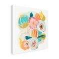 thumbnail image 2 of Trademark Fine Art 'Floral Vibe I' Canvas Art by June Erica Vess, 2 of 3