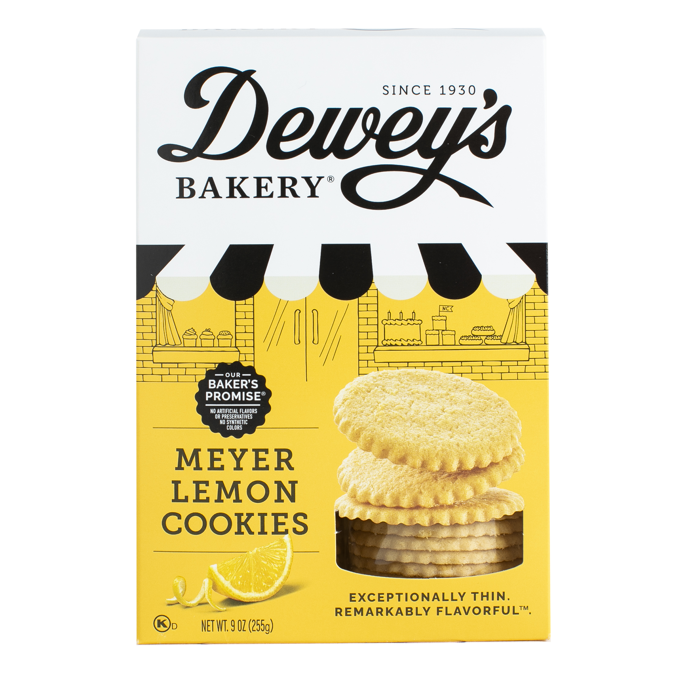 Buy Deweys Bakery Meyer Lemon Thin Cookies, Small Batch Crisp Cookies