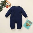 thumbnail image 6 of Kogui Rompers for Girls Baby Romper Jumpsuit Cotton One-Piece Outfit Overall 0 3 6 9 12 18 24 Months (Navy,9-12 Months), 6 of 7