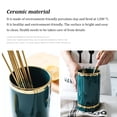 thumbnail image 4 of keepw Ceramic Chopstick Holder Chopsticks Storage Tableware Utensils Organizer Rack Decoration Accessories Green, 4 of 6
