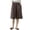 Coffee, variant on Cotton and Linen Five Point Pants Shorts Women's Thin High Waist Loose Slimming Casual Pants Straight Wide Leg Pants Blackish Green XXXXL