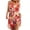 Red-B, variant on asdoklhq Beach Dresses for Women Hawaiian Tropical Print Sling Mini Dress Summer Loose Comfy Boho Sundress