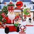 thumbnail image 3 of InfleasJoiy 10FT Rotating Hat Santa Claus Christmas Inflatable Decoration, 3 of 6