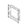 Chief PAC-510 - Mounting component (recess mount box) - for flat panel - steel - white - in-wall mounted